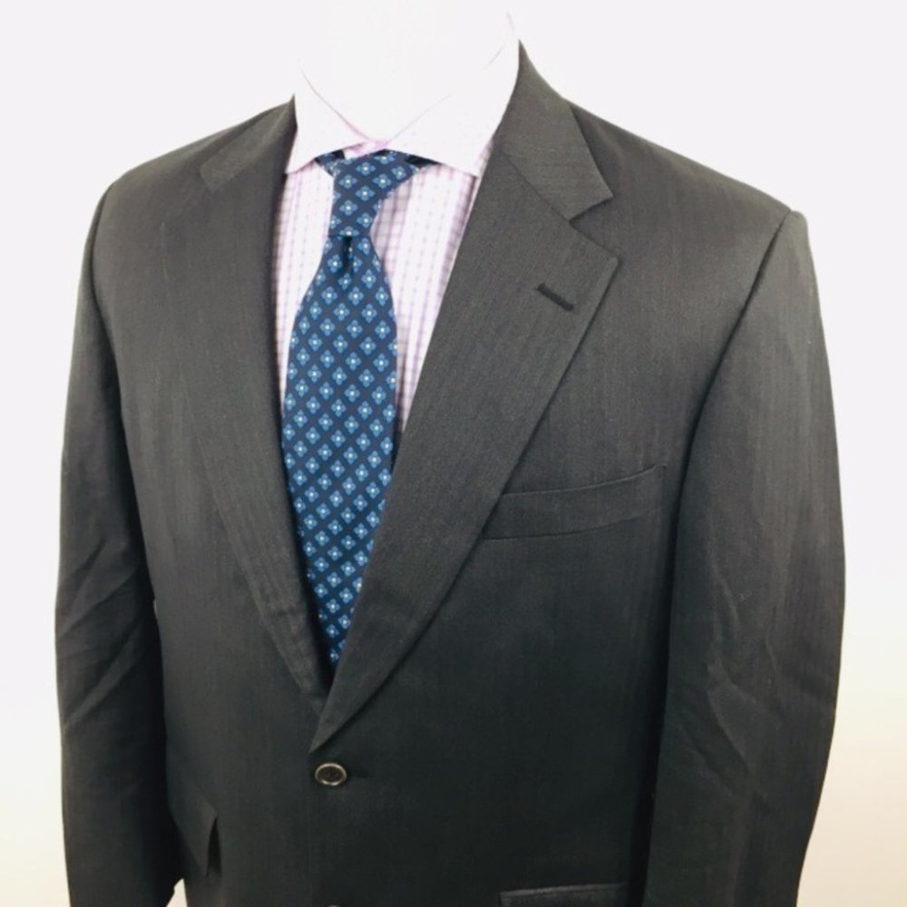 Brooks Brothers 1818 Madison Saxxon Gray Blazer